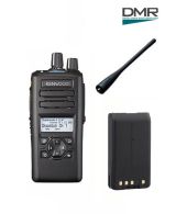 Kenwood NX-3320E2 UHF DMR GPS Bluetooth IP67 5Watt met accu en KRA27 antenne