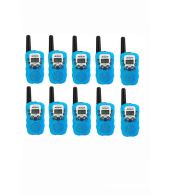 Set van 10 Retevis RT388 walkie talkies lichtblauw OP=OP