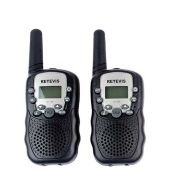 Set van 2 Retevis RT388 walkie talkies zwart OP=OP