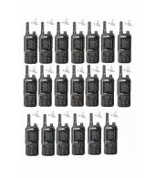 Set van 20 Inrico T320 V2 4G LTE Zello Portofoon, GPS, Wifi met beveiliging oortje