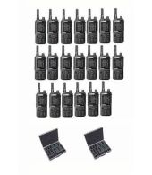 Set van 20 Inrico T320 V2 4G LTE Zello Portofoon, GPS, Wifi met koffer
