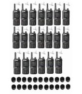 Set van 20 Inrico T320 V2 4G LTE Zello Portofoon, GPS, Wifi met tafellader en beveiliging oortje