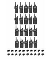 Set van 20 Kenwood PKT-300 ProTalk XLS IP52 PMR446 mini portofoons 