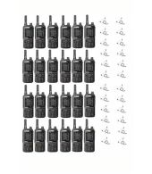Set van 24 Inrico T320 V2 4G LTE Zello Portofoon, GPS, Wifi met beveiliging oortje