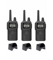 Set van 3 Kenwood PKT-300 ProTalk XLS IP52 PMR446 mini portofoons 