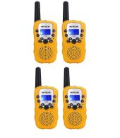 Set van 4 Retevis RT388 walkie talkies geel OP=OP