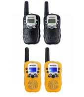 Set van 4 Retevis RT388 walkie talkies 2x zwart en 2x geel OP=OP