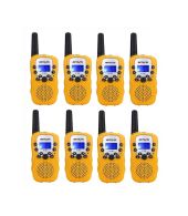 Set van 8 Retevis RT388 walkie talkies geel OP=OP