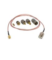 Tussen kabel set SMA-Male naar PL-Female 100cm en 5 losse adapters 6134