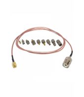 Tussen kabel set SMA-Male naar PL-Female 100cm en 9 losse adapters 6136